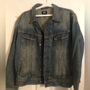 Lee Blue Denim Button-Up XL